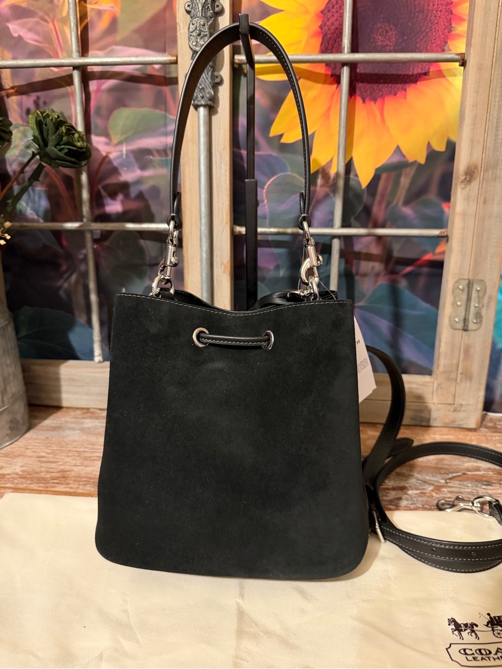 Coach Rowan Bucket Bag with Cherry Charm - Picture 5 of 10